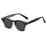 New Retro Tortoise Shell Square Women Sunglasses Y2K Personalized Brand Contrast Color Frame Design Men Trendy Glasses UV400