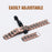 ARADOO Premium Copper Bracelet for Men with 3X Strength,Magnetic Therapy Cross Wristband Jewelry Gifts