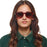 Ins Gafas de sol cuadradas populares de moda para mujer, montura de lentes transparentes vintage para hombre, remaches punk, gafas de sol UV400 para mujer y hombre