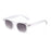 Vintage Fashion Shell Round Sunglasses Women Men 2024 Brand Design Retro Rivet Yellow Blue Lens Square Sun Glasses Female UV400