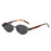 Nuevas Gafas de Sol Pequeñas Ovaladas para Mujer, Gafas de Sol para Hombre, Tonos Retro Femeninos, Gafas con Lentes Transparentes, de Moda para Mujer, UV400