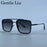 Oversized Steampunk Square Metal Sunglasses Men 2026 Luxury Designer Vintage Double Bridge Sun Glasses Retro Driving Eyewear