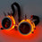 Nuevas gafas estilo Cyberpunk geniales, decoración de fiesta luminosa, gafas de sol LED que brillan, para fiestas en bares, raves y bailes