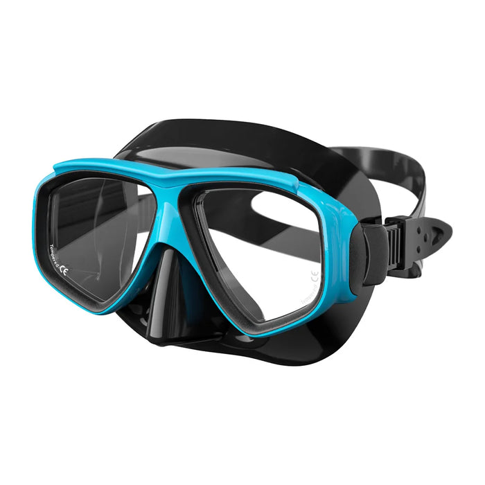 JSJM Professional Anti-Fog Swimming & Scuba Diving Mask with UV Protection, Silicone Snorkeling Goggles & Tube Set for Adults