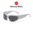 VIVIBEE Y2K Sunglasses Women Steampunk Mirror White Sports Mne Goggles UV400 Punk Sun Glasses 2026 Trending Product
