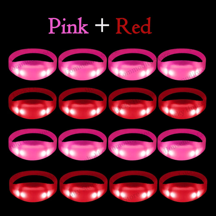 20-100PCS Music&Sound Activated Light up Bracelets Glow Bracelets Rhythmic Led Bracelet Luminous Bracelet Wedding Accessories