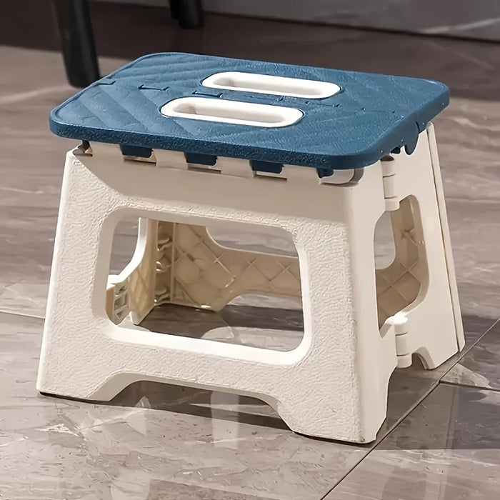 Multiple sizes available, extra-large foldable step stool, single pack, non-slip, sturdy and lightweight ABS plastic