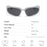 VIVIBEE Y2K Sunglasses Women Steampunk Mirror White Sports Mne Goggles UV400 Punk Sun Glasses 2026 Trending Product