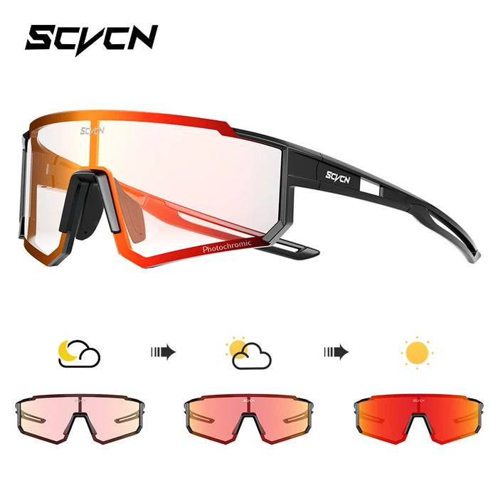 SCVCN MTB Bike Bicycle Camping Golf UV400 Glasses Women Baseball Fashion Street Sunglasses for Men Sport Y2K Cycling Glasses