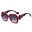 Ins New Trend Retro Gradient Hexagonal Women Sunglasses Personality Contrast Irregular Frame Design Men Versatile Gafas De Sol