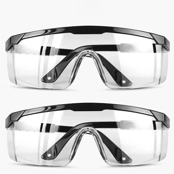 2 Piezas Gafas de Seguridad Antisalpicaduras para el Trabajo, Gafas Protectoras de Laboratorio, Gafas Industriales Protectoras a prueba de Viento y Polvo, Gafas de Ciclismo