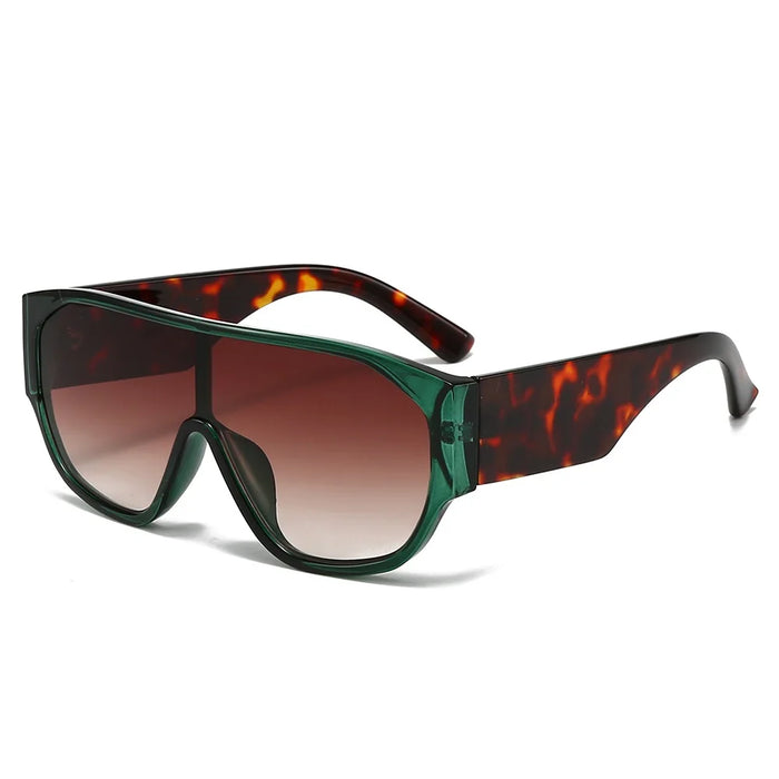 Lunettes de soleil masque bouclier oversize Y2K femmes hommes, monopièce, steampunk, grandes montures, lunettes punk, teintes coupe-vent, lunettes de protection