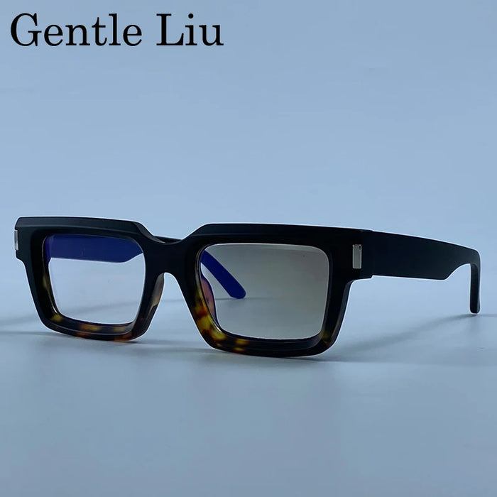 Photochromic Steampunk Square Sunglasses Men 2026 Luxury Designer Vintage Punk Sun Glasses Hip Hop Streetwear Driving Eyewear