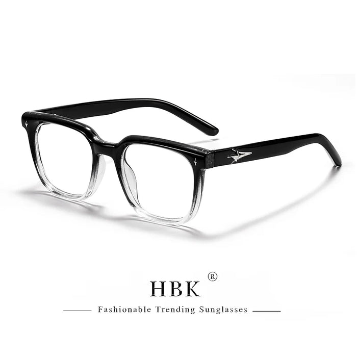 HBK New Fashion Square Glasses Frames Brand Design Unisex Frames Women Anti Bluelight Computer Glassesoptical Eyeglasses Frame