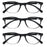 MODFANS Reading Glasses For Women Small face Readers Ladies Eyeglasses Frame With Spring Hinge Presbyopic glasses +2.0 +2.5 +3.0