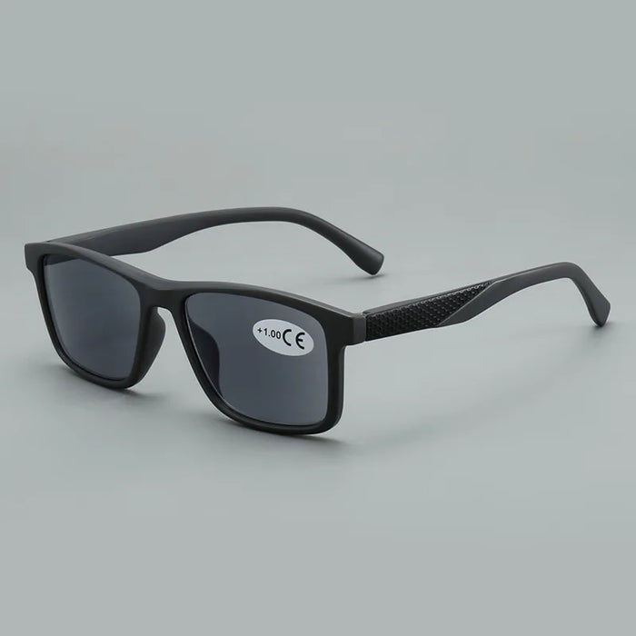 Men Square Frame Reading Sun Glasses Classic Anti UV Protection Presbyopic Eyeglasses Male 2025 New With Diopters +1.00 to +4.00