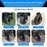 Large Weight Capacity Heavy Duty Wagon Cart Folding Wagon for Outdoor Garden Beach wagon Camping Equipment with Cup Holders