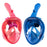 Easy to Wear Foldable Snorkeling Mask Anti Fog Anti Leak Full Face Snorkel Mask Soft Silicone Diving Mask Snorkeling