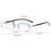 Business Photochromic Myopia Glasses for Men Diamond Cut Rimless UV400 Luxury Eyeglasses Color Changing Diopters -1.0 To -4.0