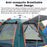 Goture Outdoor Camping Tent 2-6 People Portable Folding Automatic Tent Beach Fishing Family Travel  Park Anti-UV Shade