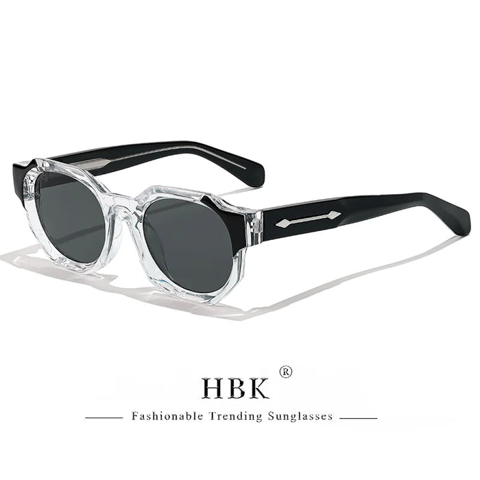 HBK Fashion Punk Sunglasses for Menluxury Brands Polygon Core Insert Leg Sun Glasses Women Summer Beach Party Ideal Choice