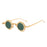 Nouvelles lunettes de soleil rondes rétro deux en un en titane pur pour femme, style Y2K, personnalité steampunk, haute qualité, pour homme, Gafas De Sol UV400