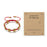 Handmade Red Rope Braided Bracelets Petal Shape Copper Beads Cluster Bangles for Women Men Friendship Couple Lucky Jewelry Gift