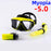 Optical Myopia Snorkel Set Diving Mask Nearsighted Swimming Goggles Short Sighted Panoramic Wide View Adults Youth -1.0To-6.0