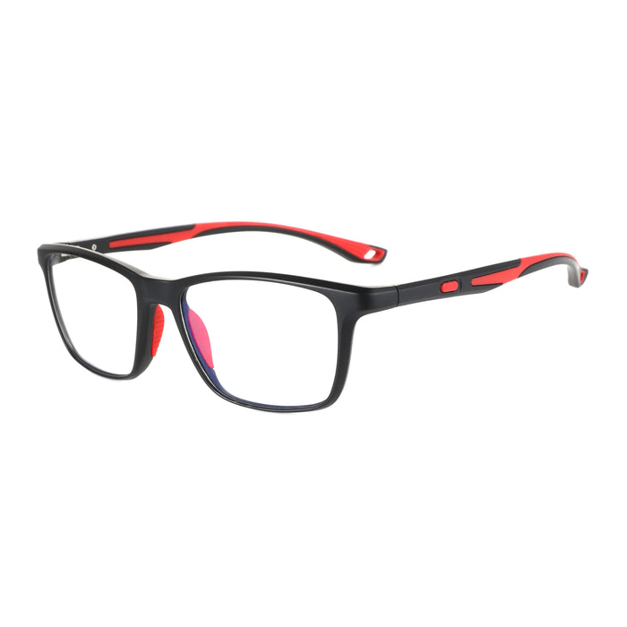 ZENOTTIC Lunettes de vue de sport carrées Myopie Lunettes de mode Photochromiques Progressives Optiques pour Hommes Femmes