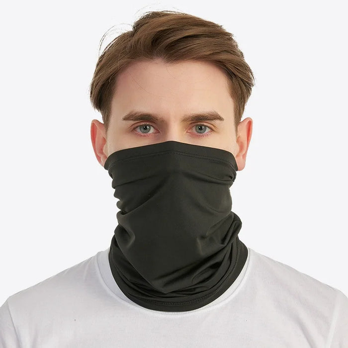 Summer Breathable Bandana Face Mask Cover Hiking Hunting Cycling Bicycle Running Sports Outdoor Tube Scarf Neck Gaiter Men Women