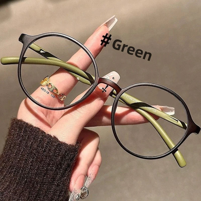 New Round Reading Glasses Women Computer Glasses Hyperopia Presbyopia Eyeglasses Clear Lens Prescription Eyewear очки для
