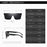 DUBERY Polarized Sunglasses One Piece Lens Men Oversized Sunglasses UV400 Women Rimless Fashion Safety Sun Glasses Italy Design