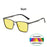 VIVIBEE Lunettes de vision nocturne jaunes en métal pour homme, verres polarisés carrés, conduite, UV400, lunettes de soleil pour femme, 2026, lunettes de pêche