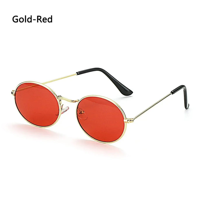 Summer Retro Small Oval Sunglasses Ladies Vintage Shades Cat Eye Sun Glasses Men Women Rectangular Eyeglasses Protection 400UV