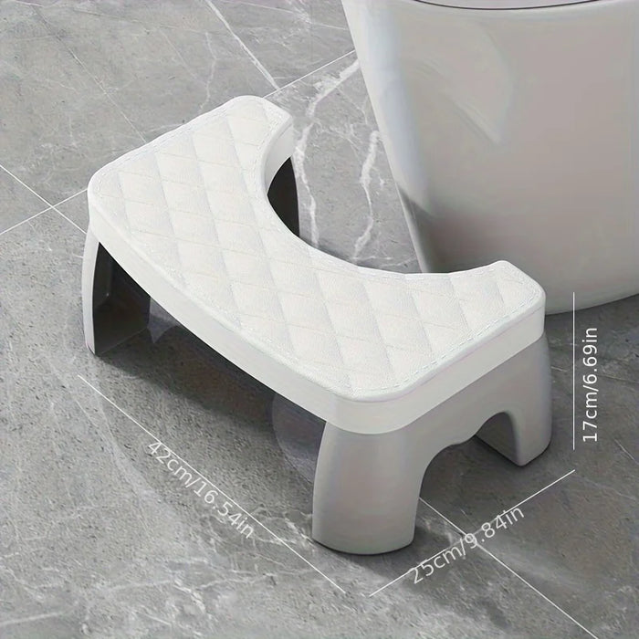 Portable Plastic Toilet Stool For All Ages Comfortable Posture Squatting Bathroom Pooping Aid Toilet Squat Stool