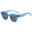 Gafas de sol cuadradas populares Ins para mujer, retro, estilo punk, de marca, tonos femeninos, protección UV400, gafas de sol de lujo para hombre, tendencia