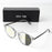 Gafas de lectura multifocales progresivas para hombre y mujer, diseño redondo, aleación de titanio, marca de lujo, lentes transparentes, uso cómodo