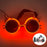 Nuevas gafas estilo Cyberpunk geniales, decoración de fiesta luminosa, gafas de sol LED que brillan, para fiestas en bares, raves y bailes