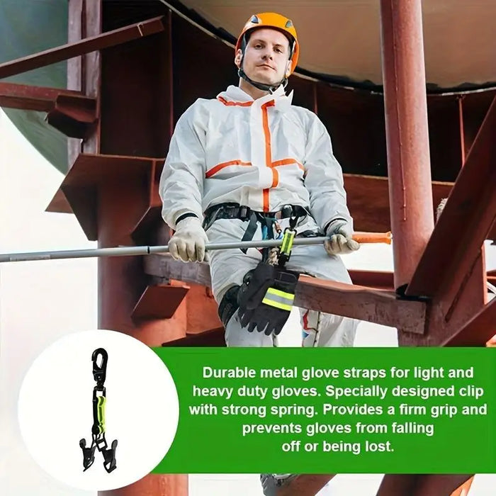 Clips para guantes de bombero, correa para guantes, soporte para guantes para colgar, bolsas de herramientas, sujetador de guantes, abrazadera de guantes, accesorios de equipo
