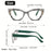 Gafas de lectura retro de ojo de gato para mujer con filtro de luz azul, para uso diario informal y a la moda