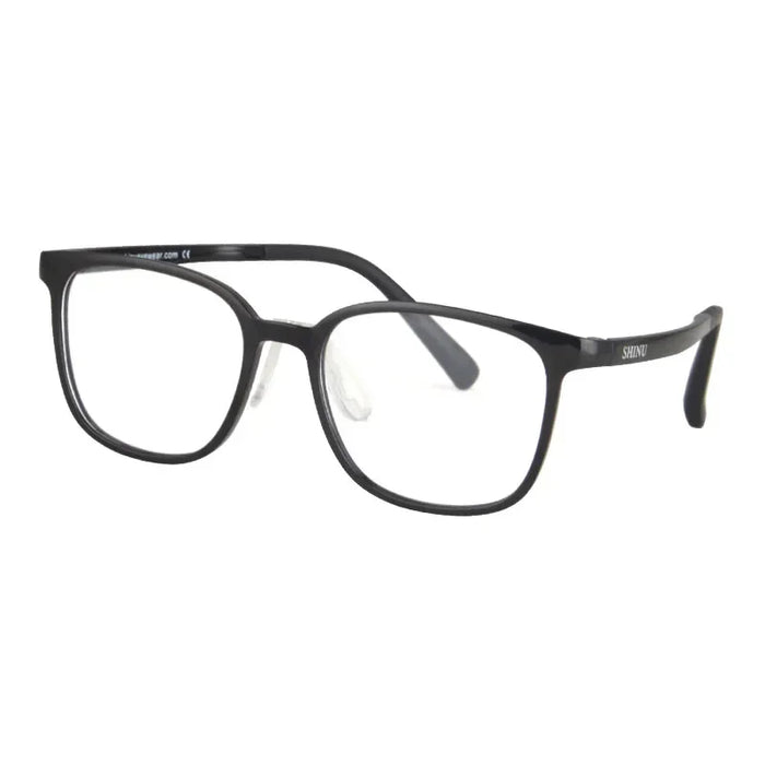 SHINU Lunettes pour enfants 2025 Monture en plastique PPSU Anti-lumière bleue Verres d'ordinateur Lunettes roses pour enfants Monture sans correction