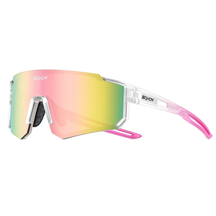 SCVCN Fsshion Sunglasses Street Cycling Glasses Bike Men UV400 Sports MTB Outdoor Bicycle Women Sunglasses Multi Color Riding
