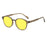 Round Frame Yellow Lens Night Vision Glasses for Men Women Ultralight Blue Light Blocking Eye Protection Eyewear for Driving
