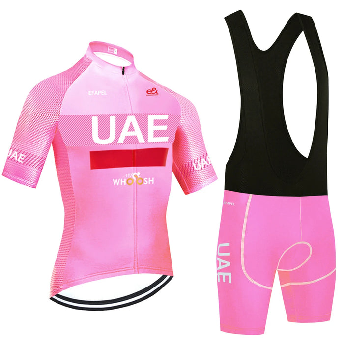 2026 New WHITE Cycling Jersey UAE Team Bike Jersey Shorts 10 Color Men Women Quick dry Ropa Ciclismo Pro Bicycle TShirt Clothing