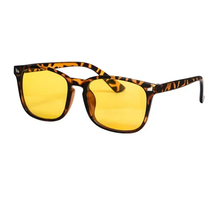 Lunettes SHINU polarisées anti-lumière bleue verres jaunes hommes femmes conduite vision nocturne pêche