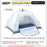 Portable Automatic Camping Tent 1-2 People Sun Protection Waterproof Instant Setup Outdoor Camping Hiking Shelter