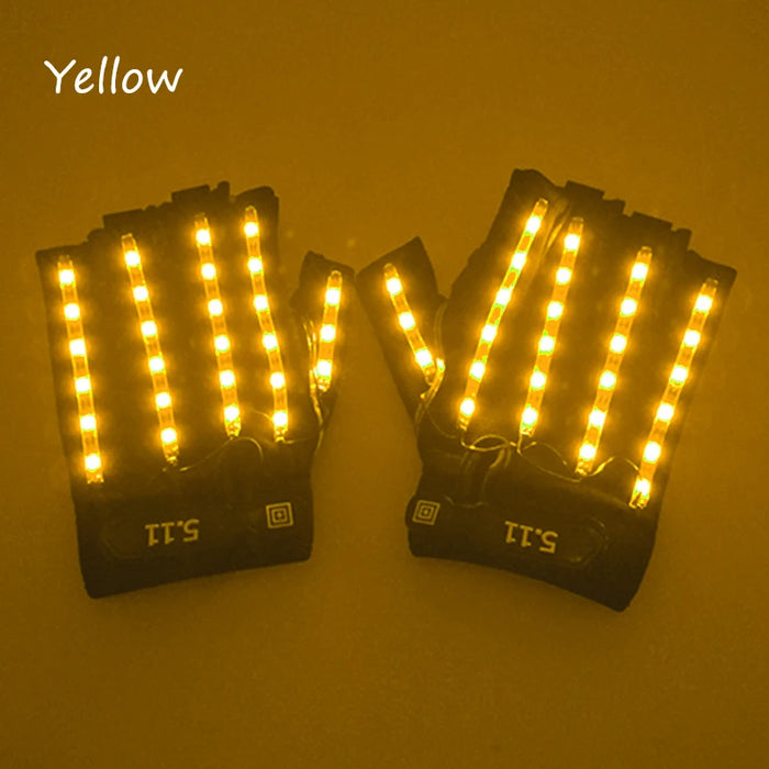 Lunettes lumineuses pour artistes de boîte de nuit Lunettes LED Fête Danse Rave Noël 6V LED Lunettes de soldat futuristes Lumières néon