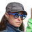 Lunettes de soleil rétro carrées irrégulières pour femmes, petite taille, UV400, verres ronds pour hommes, rivets punk