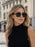 Fashion Polygonal Metal Frame Sunglasses, Men's And Women's Outdoor Driving Travel Decorations