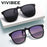 VIVIBEE Men Polarized Lens Flip Up Clip on Sunglasses Women Photochromic Oversized Driving Sun Glasses UV400 Gradient Clips